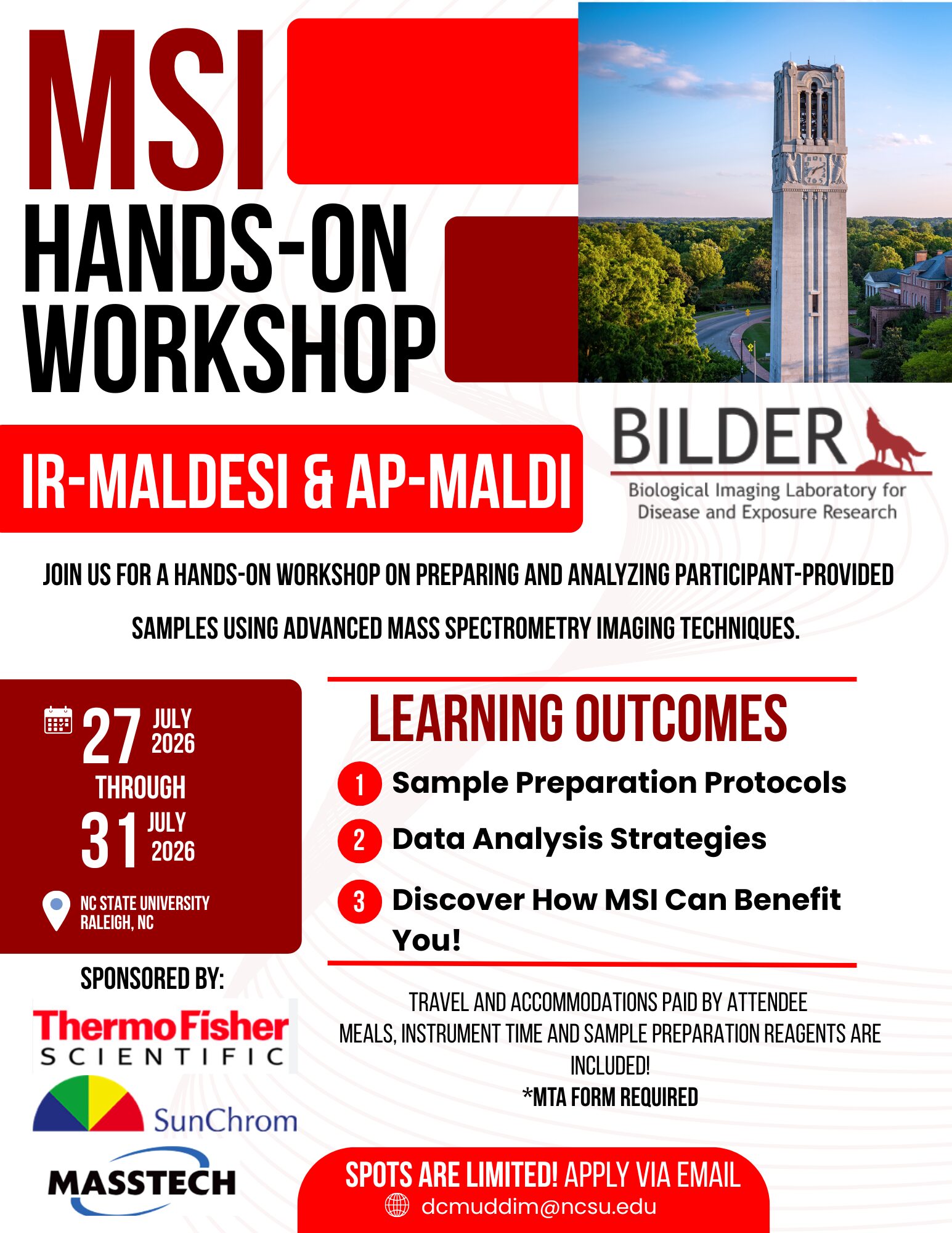 MSI Hands-On Workshop at NC State